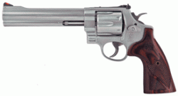 S&W 629 DELUXE 44MAG 6" AS - 6-SHOT CHECKERED WOOD GRIPS