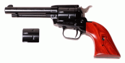 HERITAGE 22LR/WMR COMBO 4.75" - BLUED COCOBOLO GRIPS