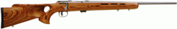 SAVAGE MARK II-BTVS 22LR 21" - HB ACCU TRIG SS/BRN LAM T-HOLE