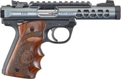 RUGER MARK IV 22/45 LITE 22LR - 4.4" BULL AS TGT GRIPS GRAY