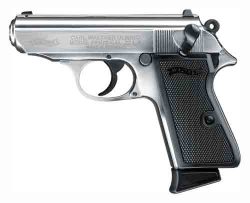 WALTHER PPK/S 22 LR 3.3" AS - 10-SHOT NICKEL PLATED