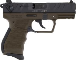 WALTHER PD380 380ACP 3.7" FS - 9RD BLACK SLIDE MILITARY FRAME