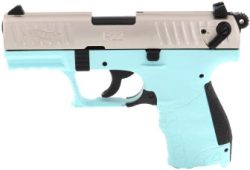 WALTHER P22Q 22LR 3.4" ANGEL - BLUE POLYMER 10-ROUNDS