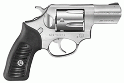 RUGER SP101 357MAG 2.25" FS - STAINLESS STEEL RUBBER