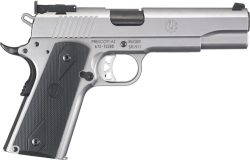 RUGER SR1911 10MM ADJ 8-SHOT - STAINLESS BLACK RUBBERIZED