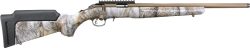 RUGER AMERICAN 17HMR 9-SHOT - 22"BURNT BRONZE YOTE CAMO