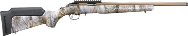 RUGER AMERICAN 17HMR 9-SHOT - 22"BURNT BRONZE YOTE CAMO