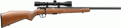 SAVAGE 93R17-GVXP 17HMR 21"HB - W/3-9X40 ACCU TGR BLUED/H-WOOD