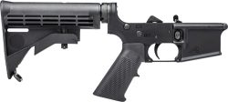 AERO PRECISION AR15 COMPLETE - LOWER RECEIVER W/ A2 GRIP BLK