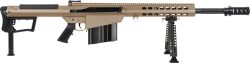 BARRETT M107A1 RIFLE 50BMG - 20" FLUTED 10RD STEEL FDE