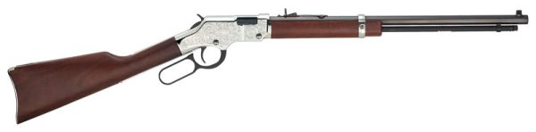 HENRY SILVER EAGLE 22S/L/LR - 20" OCTAGON WALNUT ENGRAVED - Image 2