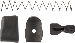GHOST MOAB MAG EXTENSION FOR - GLOCK 43 PLUS 2 RNDS BLACK