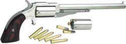 NAA MINI-REVOLVER "HOGLEG" - COMBO 22LR/22WMR 6" S/S WOOD