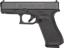 GLOCK 45 MOS 9MM FIXED SIGHT - 10-SHOT W/FRONT SERRATIONS