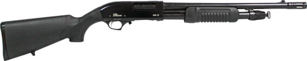 IVER JOHNSON PUMP 12GA 3" 18" - MUZZLE BRAKE BLUED SYNTHETIC