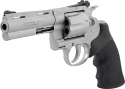 COLT PYTHON 357MAG 4.25" 6RD - MATTE STAINLESS HOGUE GRIPS