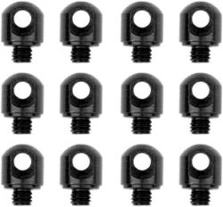 GROVTEC 1/8" MACHINE SCREWS - 12-PACK BLACK