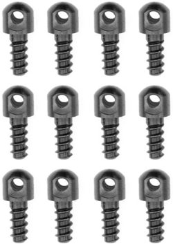 GROVTEC 1/2" WOOD SCREWS - 12-PACK BLACK