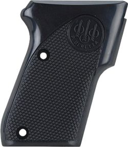 BERETTA GRIPS MODEL 21 BOBCAT - FACTORY BLACK PLASTIC