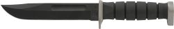 KA-BAR D2 EXTREME KNIFE - 7" STRAIGHT EDGE W/PLASTIC STH