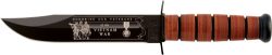 KA-BAR USMC VIETNAM 7" W/ - LEATHER SHEATH USMC
