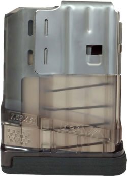 LANCER MAGAZINE L7AWM SR-25 - 7.62X51 10RD TRANSLUCENT SMOKE