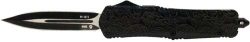 TEMPLAR KNIFE LARGE OTF MAIDEN - BLACK GLOSS 3.5" BLK DAGGER