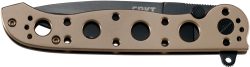 CRKT M16-03BK 3.5" PLAIN EDGE - SPEAR POINT BLACK BLADE BRONZE