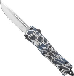 COBRATEC MEDIUM CTK1 OTF BLUE - COBRA SKIN CRKTE 3" DROP POINT