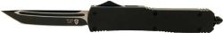 TEMPLAR KNIFE SLIM OTF BLACK - RUBBER 3.1" BLACK TANTO