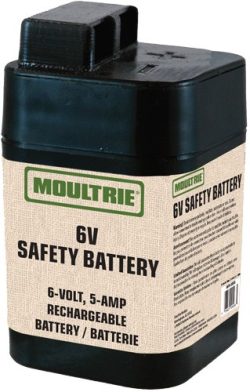 MOULTRIE BATTERY RECHARGEABLE - 6-VOLT 5-AMP SAFETY SEALED