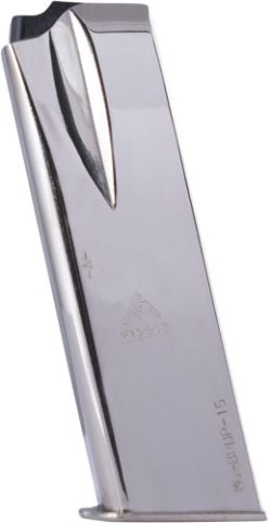 MEC-GAR MAGAZINE BROWNING HP - 9MM LUGER 15RD FLUSH NICKEL