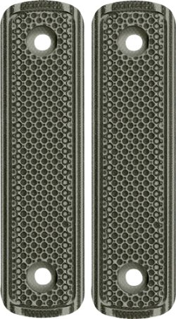 MI LEVER ACTION G10 STRAIGHT - GRIP PANEL GREY / BLACK