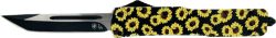 TEMPLAR KNIFE SLIM OTF - SUNFLOWER 3.1" BLACK TANTO