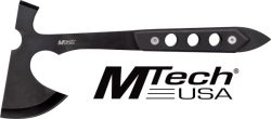 MC MTECH 10" TOMAHAWK W/SHEATH - 5" BLACK BLADE G10 HANDLE