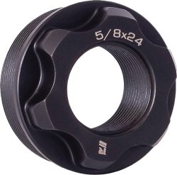 RUGGED SUPPRESSORS FIXED MOUNT - OBSIDIAN M18X1