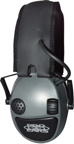 PRO EARS SILVER 22 EAR MUFF - ELECTRONIC W/PADDED BASE BLK