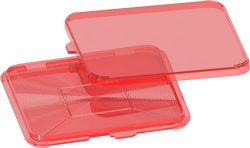 MTM PRIMER FLIPPER SQUARE RED - DUAL LID CLOSURE OPTIONS