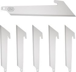 OUTDOOR EDGE 2.5" UTILITY - BLADE PACK 6 SS BLADES