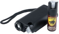 GUARD DOG OLYMPIAN 3-IN-1 BLK - STUN GUN/LIGHT/PEPPER SPRAY