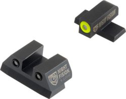 NIGHT FISION TRITIUM YELLOWDOT - SQUARE REAR SIG #8F/#8R SET