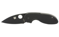 SPYDERCO EFFICIENT G-10 BLACK PLAINE