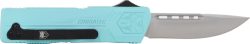 COBRATEC LIGHTWEIGHT OTF - MINT BLUE 3.25" DROP POINT