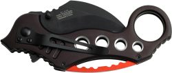 MC TAC-FORCE 2.5" HAWKBILL - BLADE FOLDER BLACK/RED