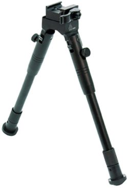 UTG BIPOD GEN HI PRO SHOOTERS - BIPOD QD 8.7"-10.6" RBBR FEET