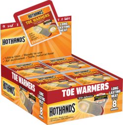 HOTHANDS TOE WARMERS 40 PAIR - 8 HOUR W/ ADHESIVE