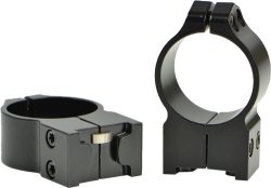 WARNE RINGS 30MM RUGER HIGH - NO.1/MINI14/BLACKHAWK MATTE
