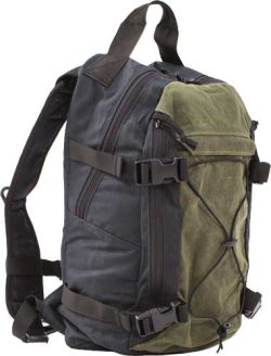 GREY GHOST GEAR THROWBACK BAG - BLACK/OLIVE DRAB
