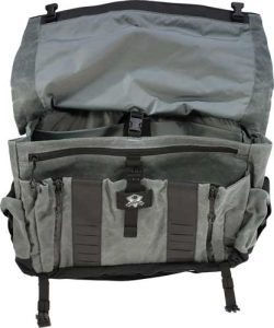 GREY GHOST GEAR WANDERER BAG - 2.0 WAXED CANVAS CHARCOAL