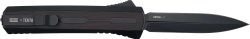 Zastava A7 OTF Knife - Tactical Black Wood | S35VN Dagger Blade